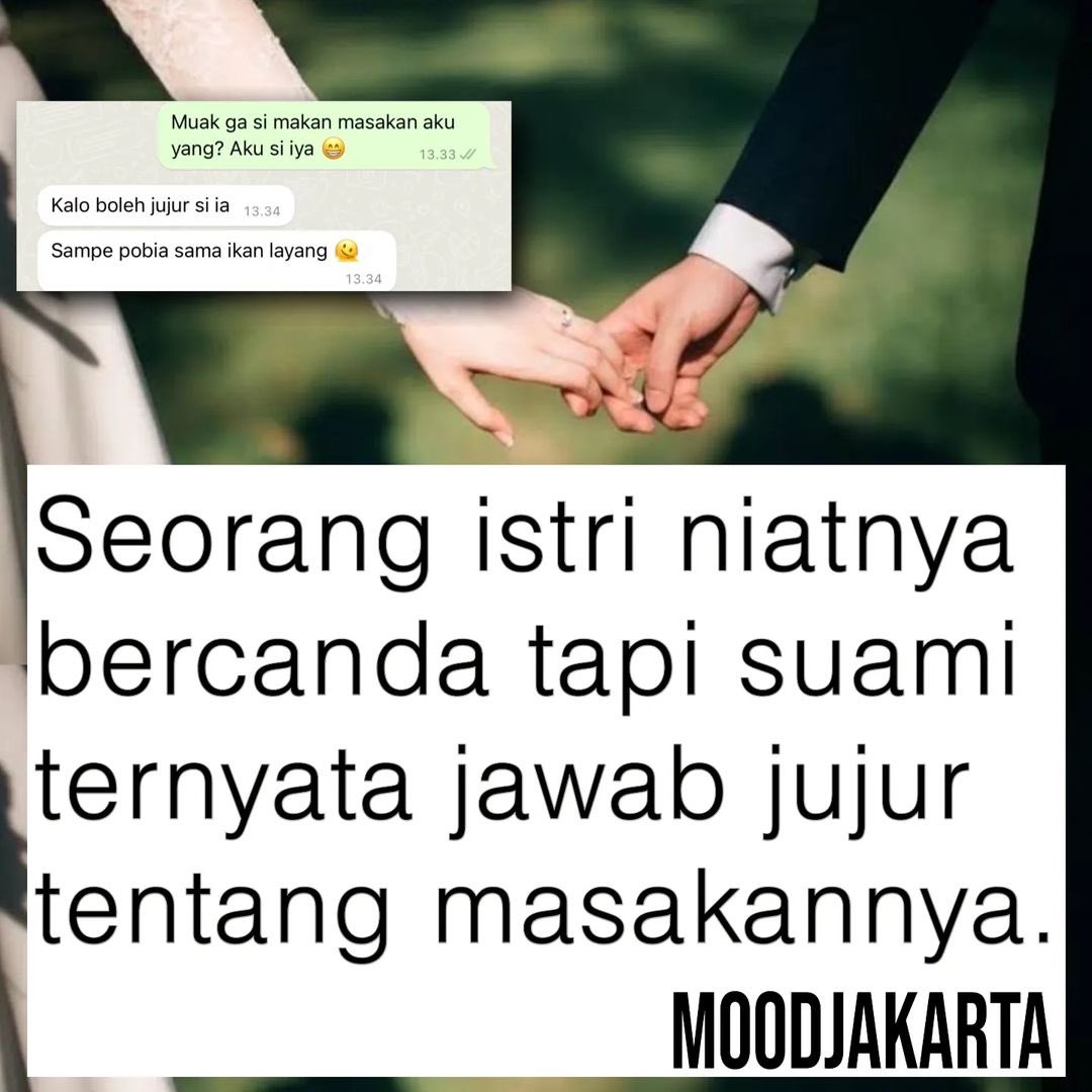 sosmedkeras's tweet photo. Ketika seorang istri niatnya hanya bercanda tapi suami ternyata jawab jujur phobia sama masakan istrinya.

[📸 tt/renitadmnk] https://t.co/KSslDnaYqk