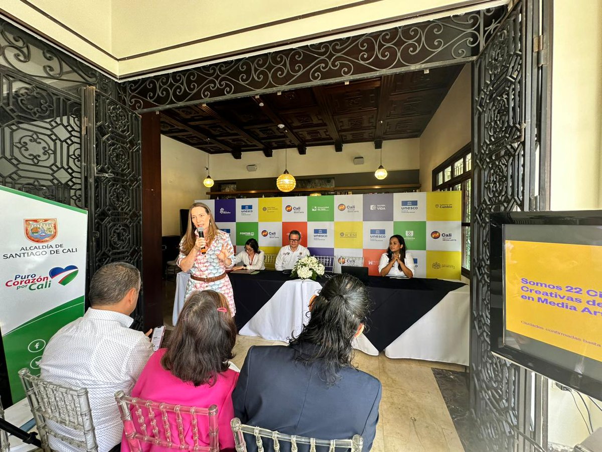Cali será la sede del II Encuentro anual de las ciudades Unesco de las Medias Arts. Desde la <a href="/CaliCultura/">Secretaría de Cultura - Santiago de Cali</a> lo articulamos con <a href="/ficcalioficial/">Festival Cine Cali</a> como una plataforma que permite la circulacion. También es una apuesta de <a href="/fonturcol/">Fontur Colombia</a> para la promoción de Cali desde su potencia creativa.