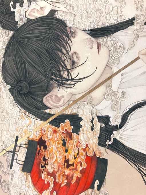 今週末から東京で個展が始まります初日と翌日は在廊しています佐久間友香個展 「さめた約束」2023/10/28(土)～11/12(日) 月曜・火曜休 