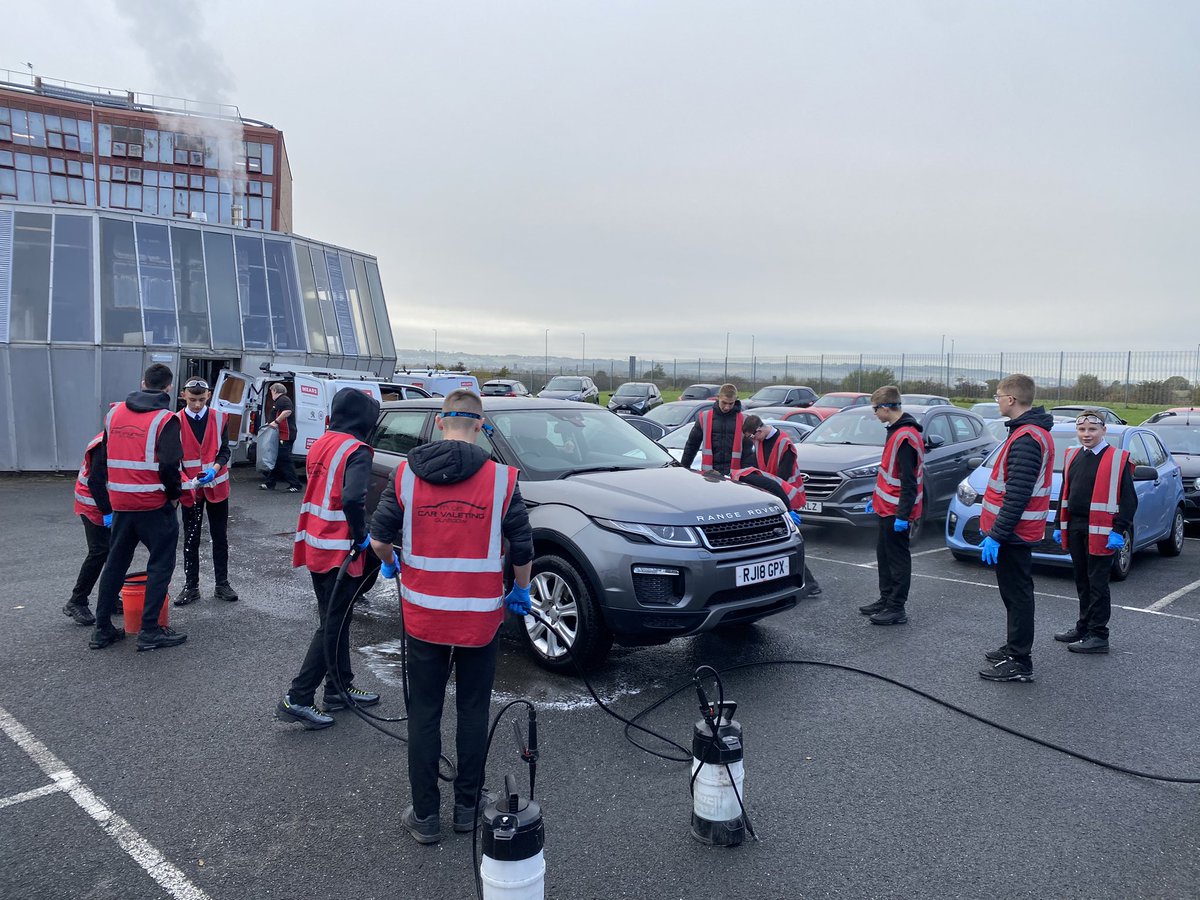 School Car Valeting Training Programme (@carvaletglasgow) on Twitter photo Very proud to be working in partnership with <a href="/CN_HS/">Cardinal Newman HS</a>
Health & Safety training today & a demonstration how to wash & wax a car
Great motivational chat with the new car wash team
Everyone is looking forward to the car valeting training next week👏 Very proud to be working in partnership with <a href="/CN_HS/">Cardinal Newman HS</a>
Health & Safety training today & a demonstration how to wash & wax a car
Great motivational chat with the new car wash team
Everyone is looking forward to the car valeting training next week👏