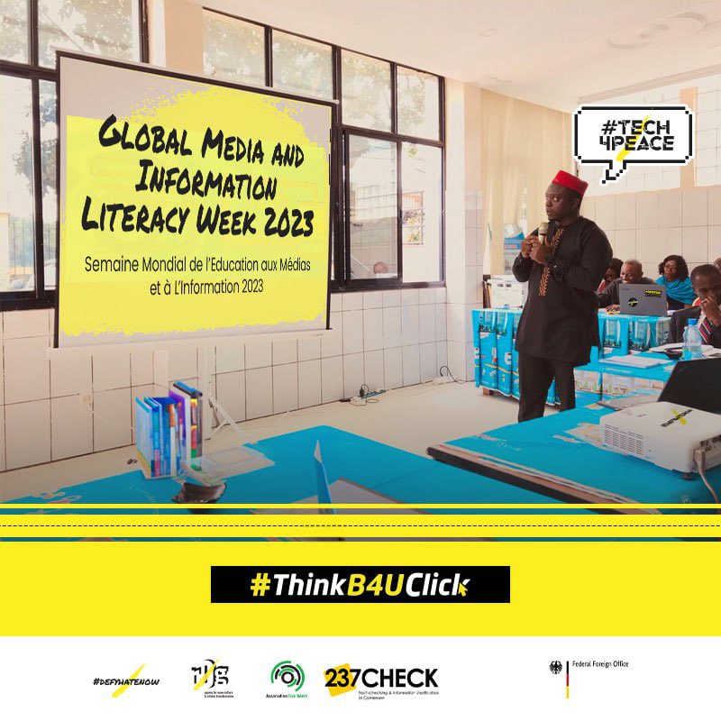 Global Media and Information Literacy Week

As we mark the #MILWeek2023, we encourage everyone to make the online space an environment where #Peace and mutual respect can prevail for #SafeDigitalSpaces

Join our online campaign this week and always #ThinkB4UClick

#defyhatenow