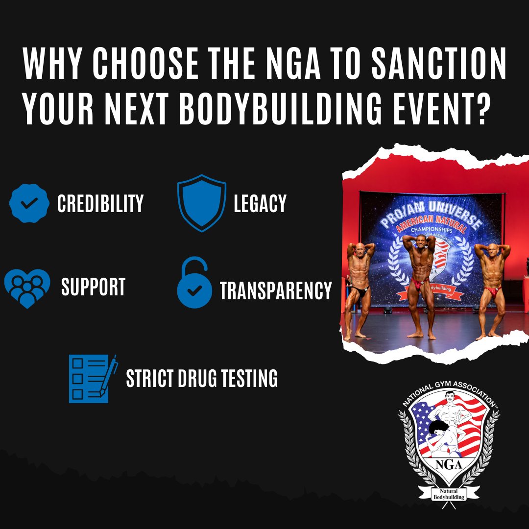 NationalGym's tweet photo. NGA's unshakable commitment to upholding natural standards ensures that every athlete competing under its banner is a testament to the strength of human will and dedication.

Please visit our website for more information: https://t.co/4xxb61lgNk 

#NationalGymAssoc #NGACompet ... https://t.co/iGIp0f8ia4