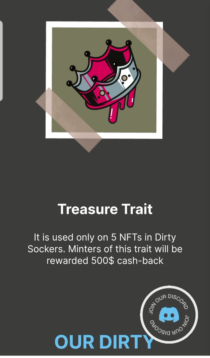 Have you all seen this?
💥💥🤑🤑🤑 this will be won by lucky persons on the 8th of November 2023!!!
Noice!!!!!!!🥳🥳🥳🥳🥳
Like and repost to create an awareness #DirtySockers family 💥💥🧦🧦
#CROFam #NFTCommunity #LoadedLions #mint #FTTB