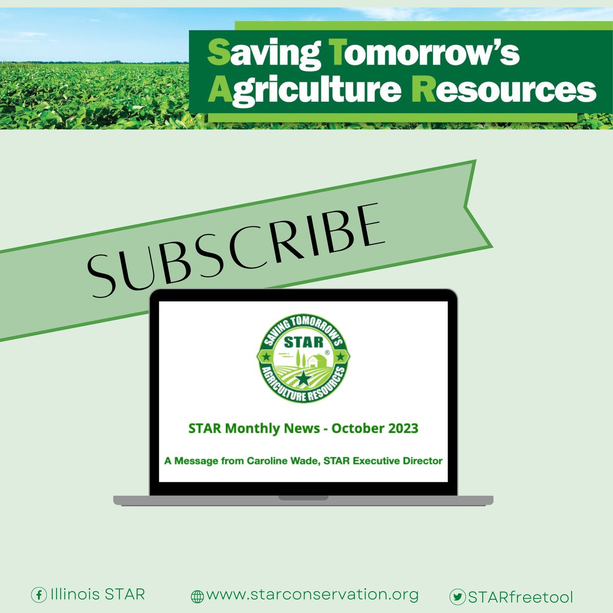 STARfreetool's tweet image. Check out the first edition of the STAR Monthly Newsletter via
mailchi.mp/431356fe758e/l…]

#STARfreetool #SoilHealth #ClimateSmart #climateSmartAG #RegenerativeAgriculture #conservation #NLRS #agriculture