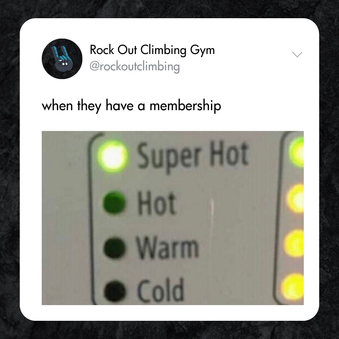 rockoutclimbing's tweet photo. Looks like getting a membership is the only option...

Learn how to become a member by visiting https://t.co/q5Alx9zIPl https://t.co/3MUe7wTsB8