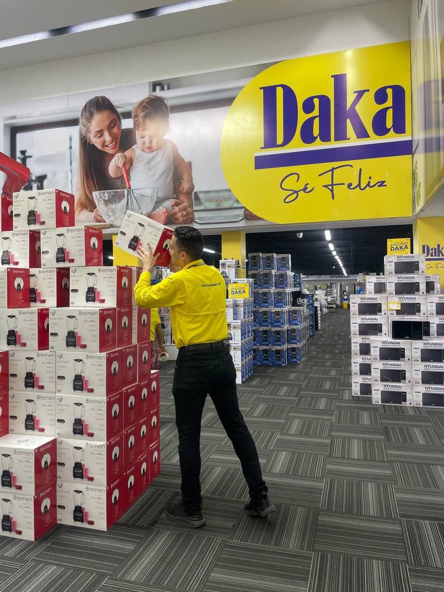 Así nos preparamos a nivel nacional ¡MAÑANA ES EL DÍA! 💛🔥

¡Comenta cuál es el Daka de tu ciudad!😎👇🏼👇🏼

#100HorasDaka #25Octubre #TiendasDaka