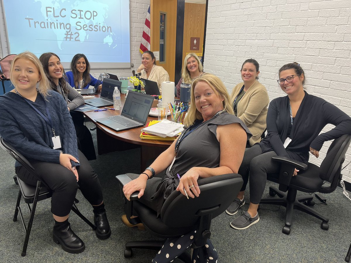 SIOP training #2! Having a great day teaching and learning about how to better instruct our English language learners.