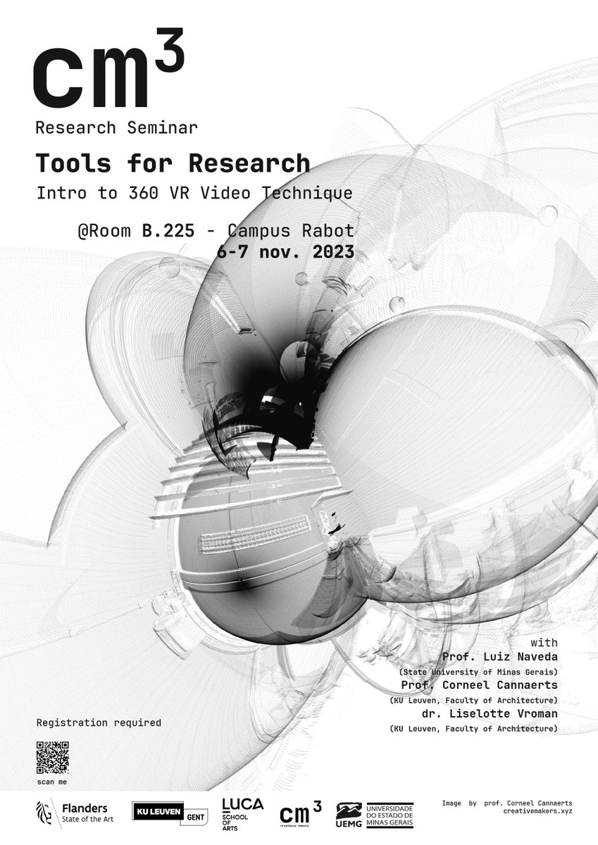 Glad to be part of this research seminar introducing 360 cameras and VR as a mapping technique at the CM3 lab.  @arch_kuleuven @KULeuvenGent @LUCASchoolofArt @LiselotteVroman

#360camera #VR #volumetric #mapping #ethnography #architecture #engineering #art