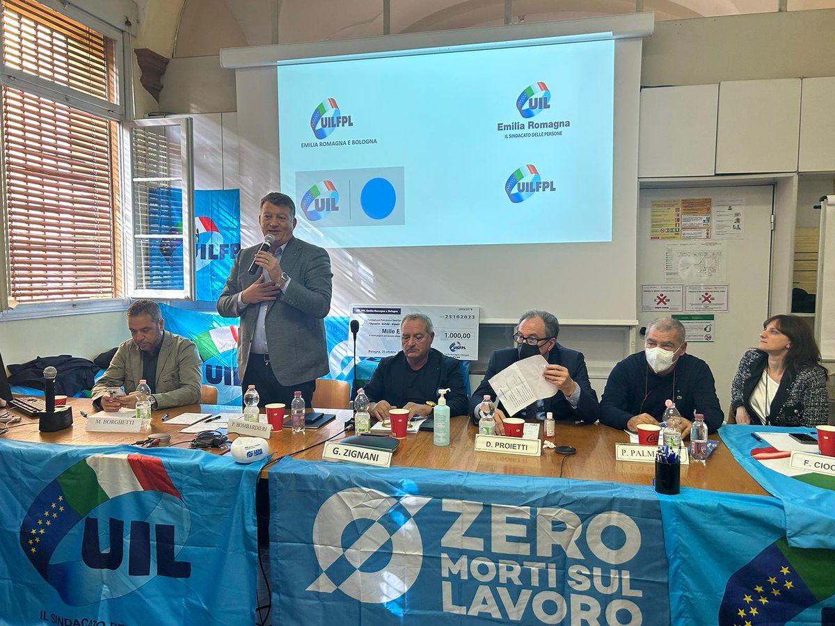 UILFPLNAZIONALE's tweet photo. 🔹Si è tenuta oggi a Bologna l’assemblea delle lavoratrici e dei lavoratori dell’ospedale S.Orsola - Malpighi, dove la Uil-Fpl è risultata primo sindacato alle ultime elezioni Rsu.
#Uil #Uilfpl https://t.co/yokF2eIoWA