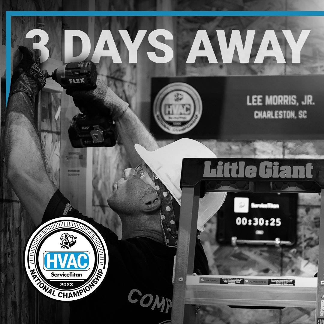 The crown is waiting 👑

In just three days, we’ll have the 2023 @ServiceTitan HVAC National Champion. 

Who will rise to the occasion and claim their share of over $100K in cash and prizes?

#ETCS23 #HVACNationals