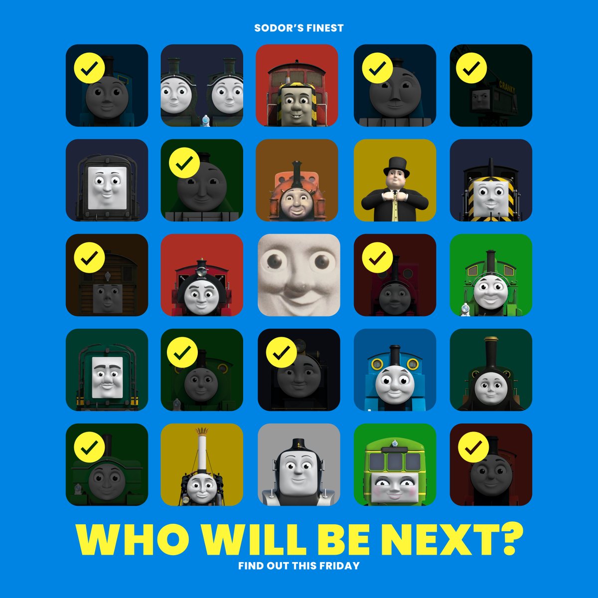 New Sodor's Finest coming this Friday! Place your bets now - who do you think it will spotlight this time?