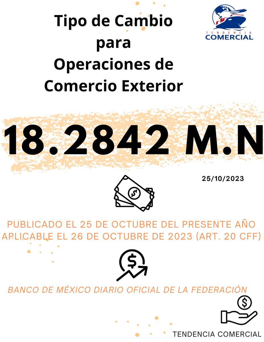 #TipodeCambio #Dolar #BancodeMéxico #Octubre #TendenciaComercial