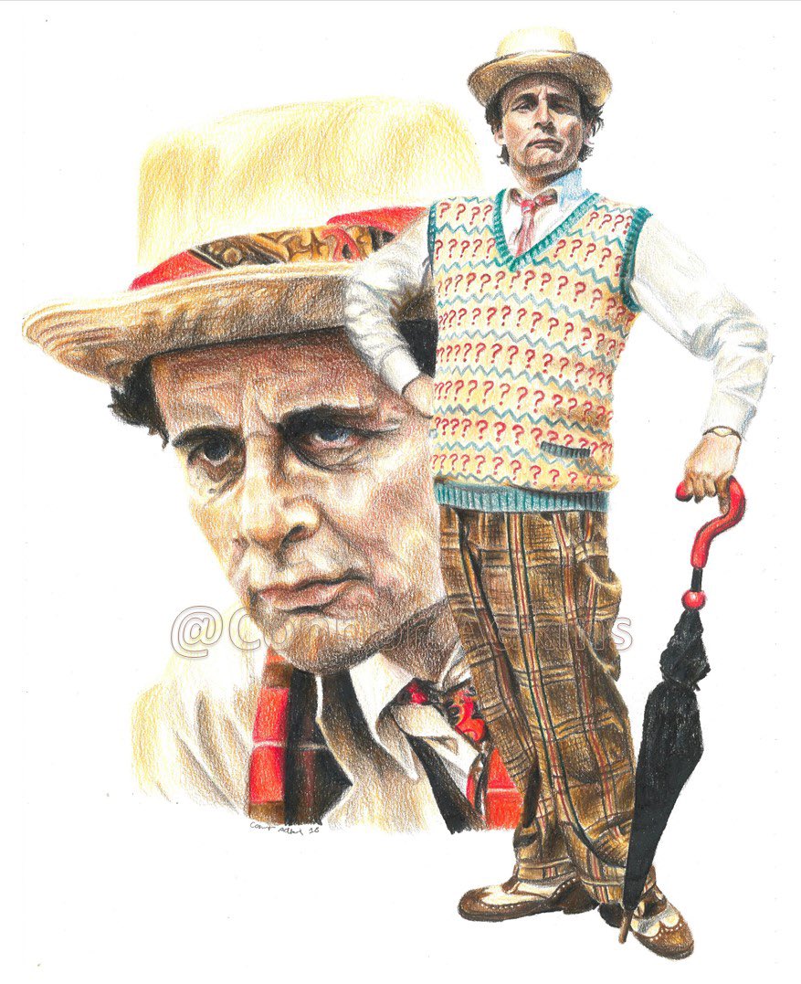 ConnorJAdkins's tweet image. 7 days to go. 

#DoctorWho #DWArtistClub #7thDoctor #SylvesterMcCoy #DoctorWhoFanArt