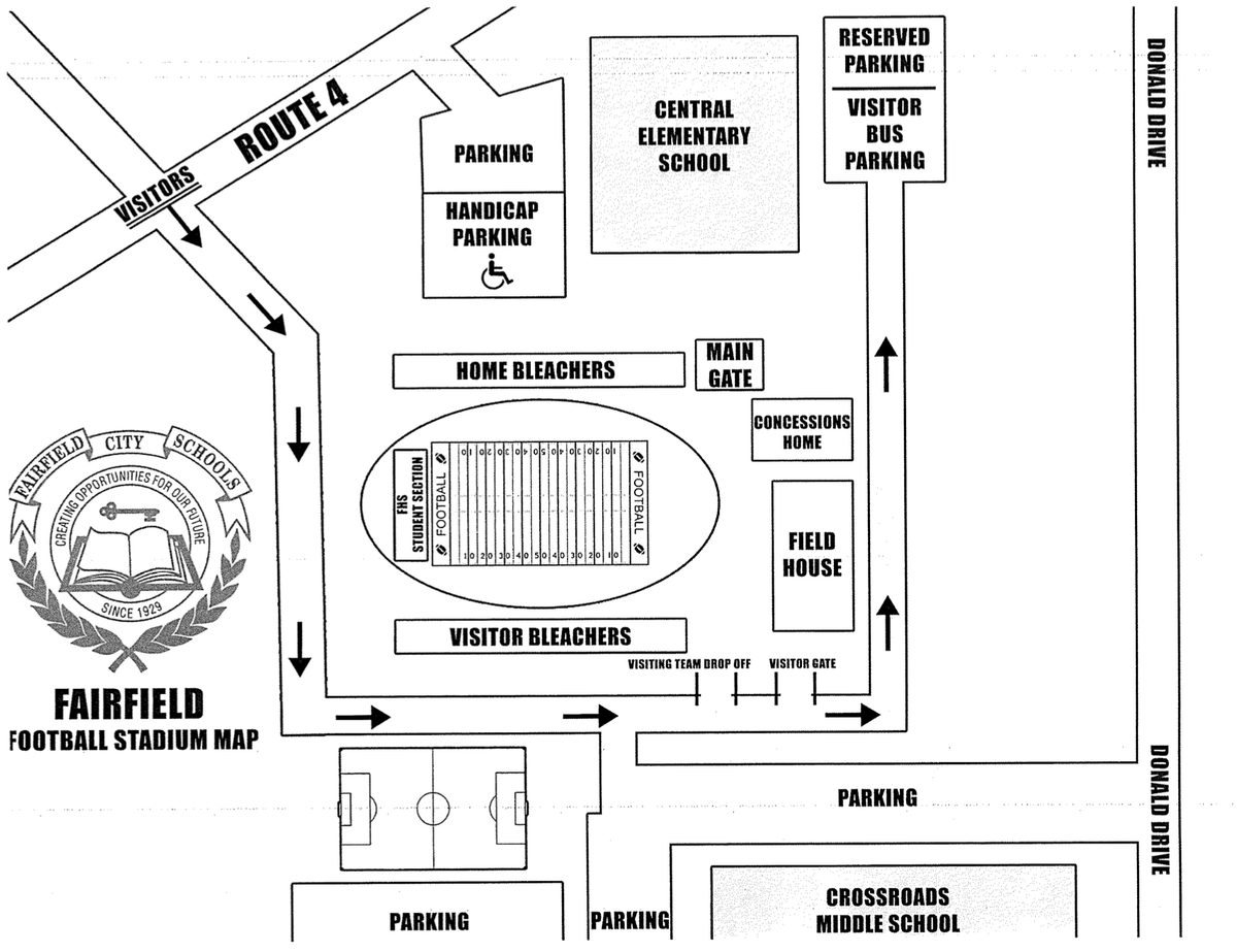 Game Information for Friday's football game
⏰ 7:00pm
📍Fairfield HS
🎟️Online- $12.58 &amp; $9.51 (fee applied)
- ohsaa.org/tickets
🎟️Cash at gate- $15 all tickets (only at visitors gate)
🚗 $5 parking cash or Venmo- Fairfield-Boosters
📺"Badin HS Sports"- YouTube

#HarkYe 🐏