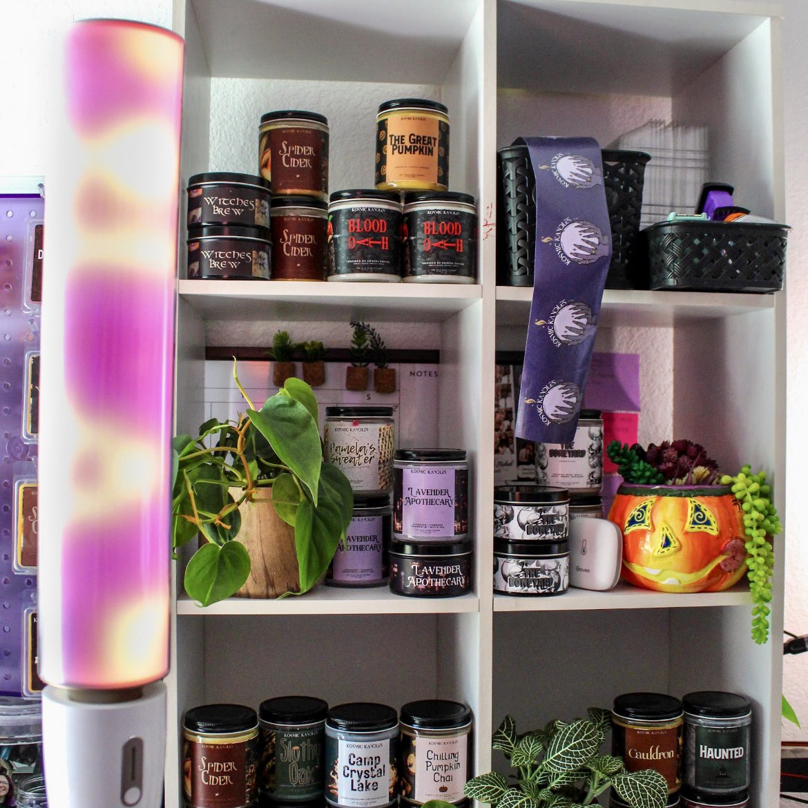 GoveeOfficial's tweet photo. 🎉 #OMGovee Giveaway Day 2!

Today is light-themed pieces by small businesses in our community. (Day 1 winner also below)

3 Winners (1 Prize Each):
🛋 Witch Lampshade from Deadly Darling Nightshades (worth $320)
🕯 3 seasonal candles from @KosmicKandles by @KosmicKait
✨ Govee Cylinder Lamp (worth $169.99)

To Enter:
☝️It's Simple! Tell us your favorite Halloween candy in the comments + use #OMGovee 🍬
✌️Like + Follow @GoveeOfficial
🤟Extra Entry -> Retweet or use #OMGovee in the caption of one of your Twitter posts

- Open Worldwide. Ends Oct. 26th 11:59pm EST. 3 Winners revealed on #OMGovee #Giveaway Day 3, Oct. 27th. Up to 6 entries across Instagram, Twitter (X), Facebook.
- Each prize will be randomly assigned to each winner. 

🥳 Day 1 Wrap-up! Thank you all! We had more than 330 total entries received across IG, FB, and X. Congrats to Nicole (Yakamo). Also a huge thanks to @heidiswrapss and @Bratcole2515441 for their contributions! We implore all of you to consider following their work & getting something awesome from their stores.