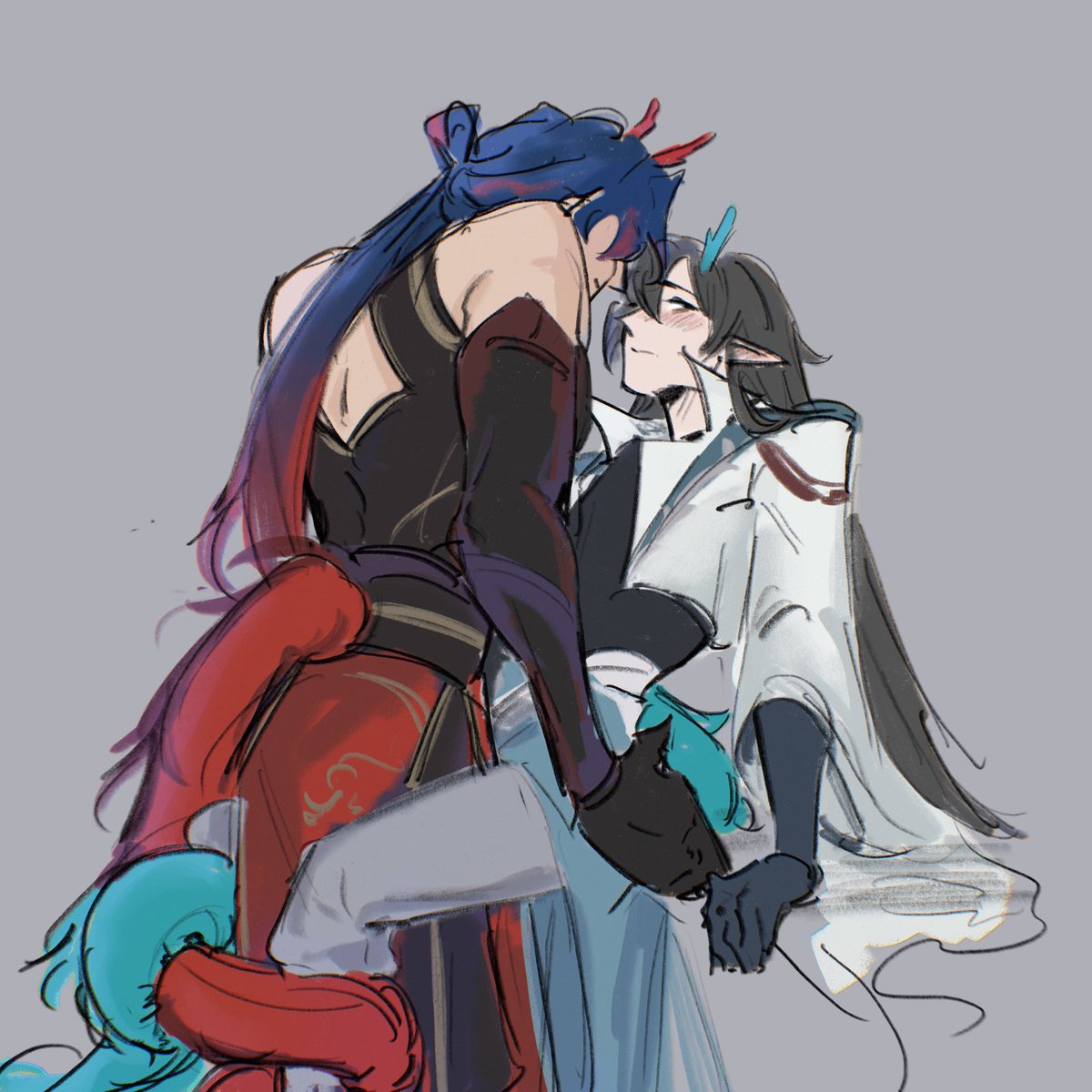 jesshhh29's tweet photo. короче я не сдержалась и нарисовала синюэ вместе 
#xingyue #Renheng https://t.co/Wt7BoUMRpc