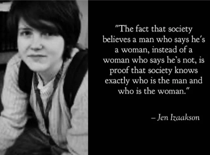 @carl_gruner Öh, nein. Genderwoowoo ist das Patriarchat. Und Jen Izaakson hat recht.