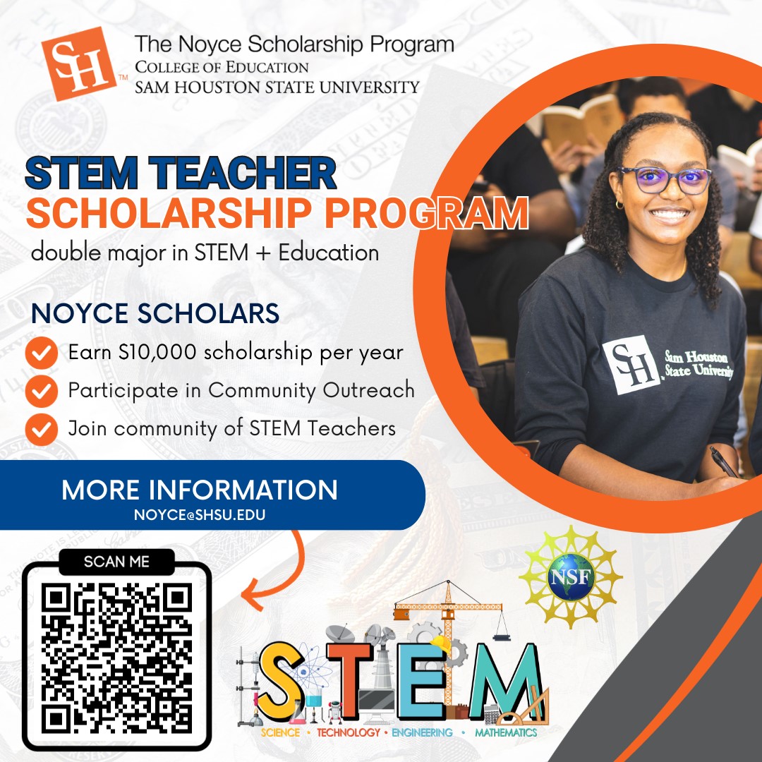 SHSU_Math_Stat's tweet photo. Great Scholarship opportunity, scan the QR code for more info! https://t.co/fk7tdxkemm
