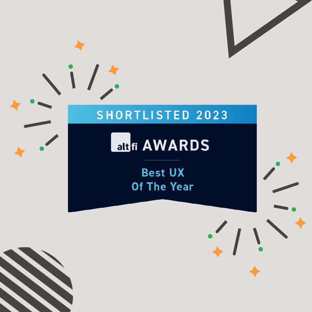 🎊 AltFi have shortlisted Nutmeg for Best UX in their 2023 awards 🎊

[Capital at risk]
