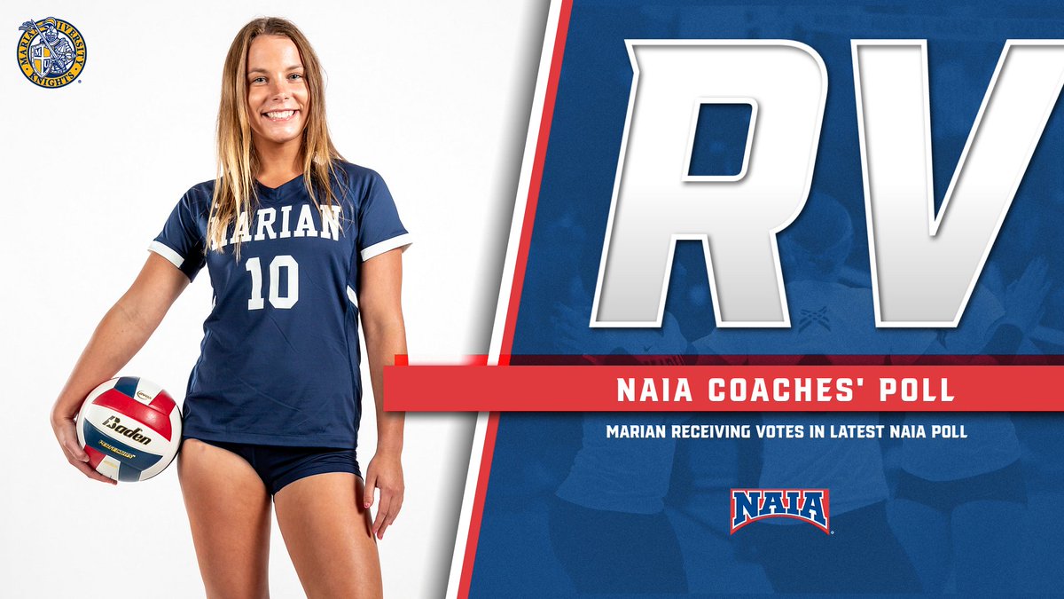 <a href="/MarianVball/">Marian Volleyball</a> is receiving votes in the latest NAIA rankings!!

The Knights have a big one tonight, taking on #17 Bethel on the road!

🔗:naia.org/sports/wvball/…