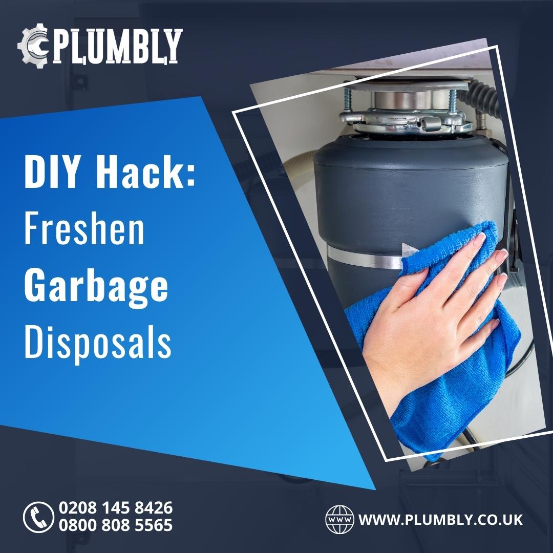 DIY Hacks: Freshen Garbage Disposals effortlessly with Plumbly! Quick tips for a cleaner kitchen. 🚰✨ #DIYHacks #HomeMaintenance #PlumblyMagic #CleanLiving #KitchenTips
