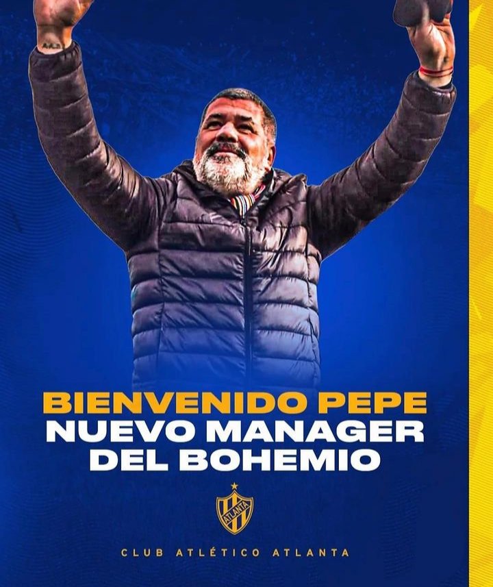 ArribaAtlanta's tweet photo. Tal como lo adelantamos hace tres semanas en nuestro programa Fabian Castro es el nuevo manager de Atlanta,ÉXITOS PEPE!!!! https://t.co/1c3hGC9nsQ
