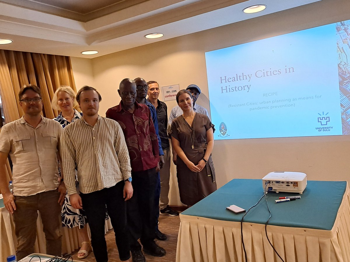 First official day of our 'Healthy Cities in History' workshop in Dar es Salaam with @UniOulu @helsinkiuni and @UdsmOfficial researchers! Lessons learned on #healthhistory #urbanplanning #pandemicprevention and #mixedmethodologies @RECIPE_STN @Akatemia_STN