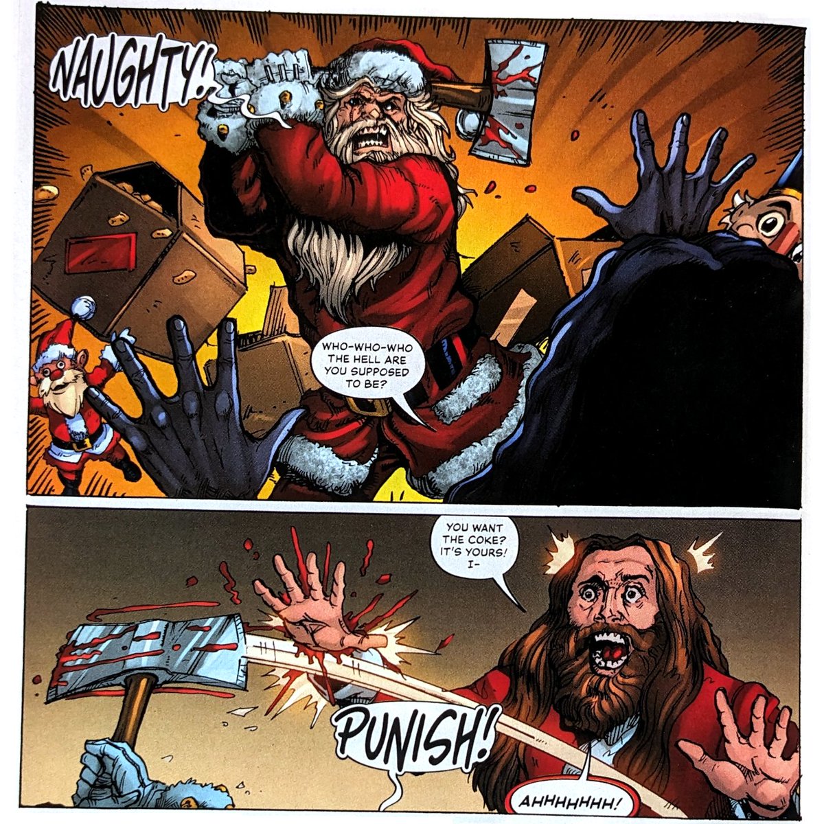 Silent Night Deadly Night #3: Der wahre Weihnachtsmann-Albtraum in Eggnog! Gruseliger Festtagsspaß, gehört zu Nikolaus in den Stiefel! 🎅🪓🤣📖 #SilentNightDeadlyNight #HorrorComics