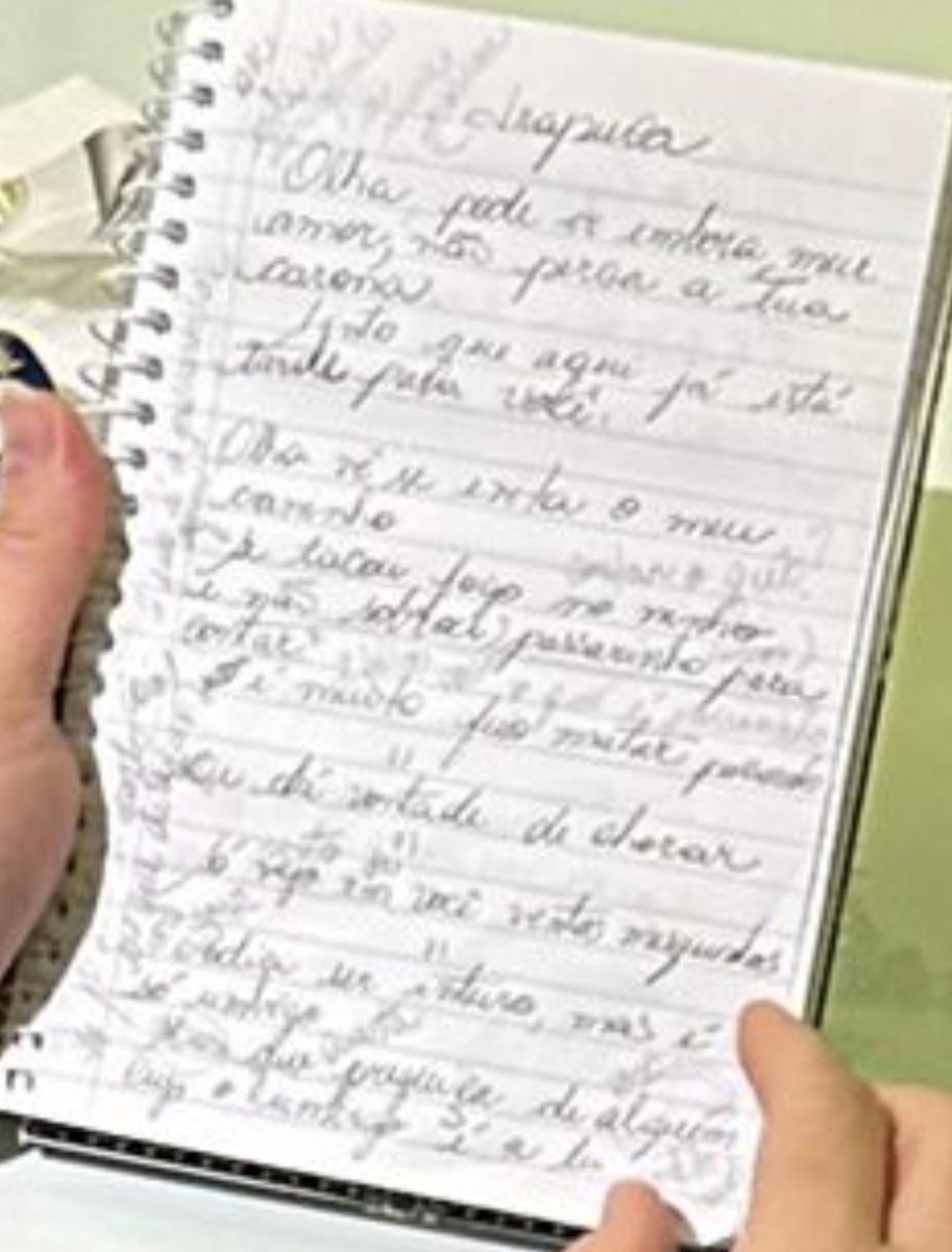 e a minha amiga que fez uma análise da letra da música do leo fressato Arapuca pq não entendeu oqq tem a ver o verso “é mt feio matar passarinho”. q passarinho? quem matou o passarinho? melhor discussão literária