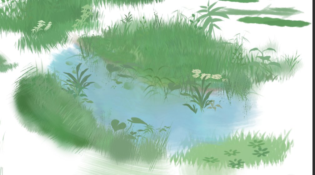 AFishy_Koi_'s tweet photo. Trying new brushes to cope https://t.co/SpuiLxhsgE