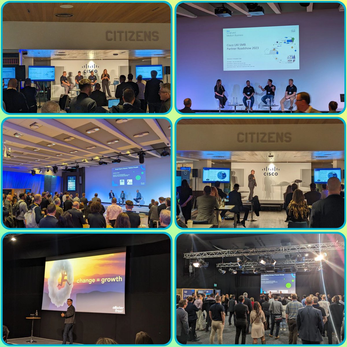 ScottMacfar's tweet image. The inaugural @CiscoUKI SMB Roadshow was a huge success, with 100+ #CiscoPartners and 340+ attendees across 3 fantastic venues.
Lots of great feedback, well done to everyone involved 🙌🏼
#CiscoSMBRoadshow #CiscoSMB #Webex #CiscoMeraki #CiscoSecure #SMB