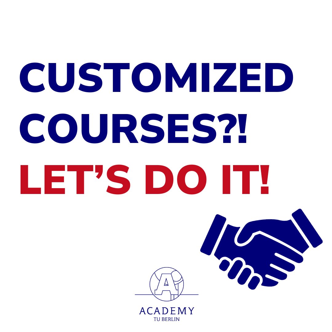 tuberlinacademy's tweet image. Verbessert eure Qualifikation für eine bessere Welt!
Weiterbildung spielt eine entscheidende Rolle in unserer beruflichen Entwicklung. Ihr sucht nach maßgeschneiderten Kursen, die euren Anforderungen gerecht werden? Wir sind hier, um euch zu unterstützen!
#tuberlinacademy