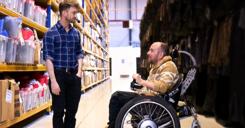 SkyGroup's tweet photo. David Holmes: The Boy Who Lived
A #SkyOriginal executive produced by #DanielRadcliffe follows stuntman David Holmes on his journey to tackle adversity after he became paralysed in an accident on the set of Harry Potter.
Coming to #SkyDocs & @NOW from 18 November. Read more ⬇