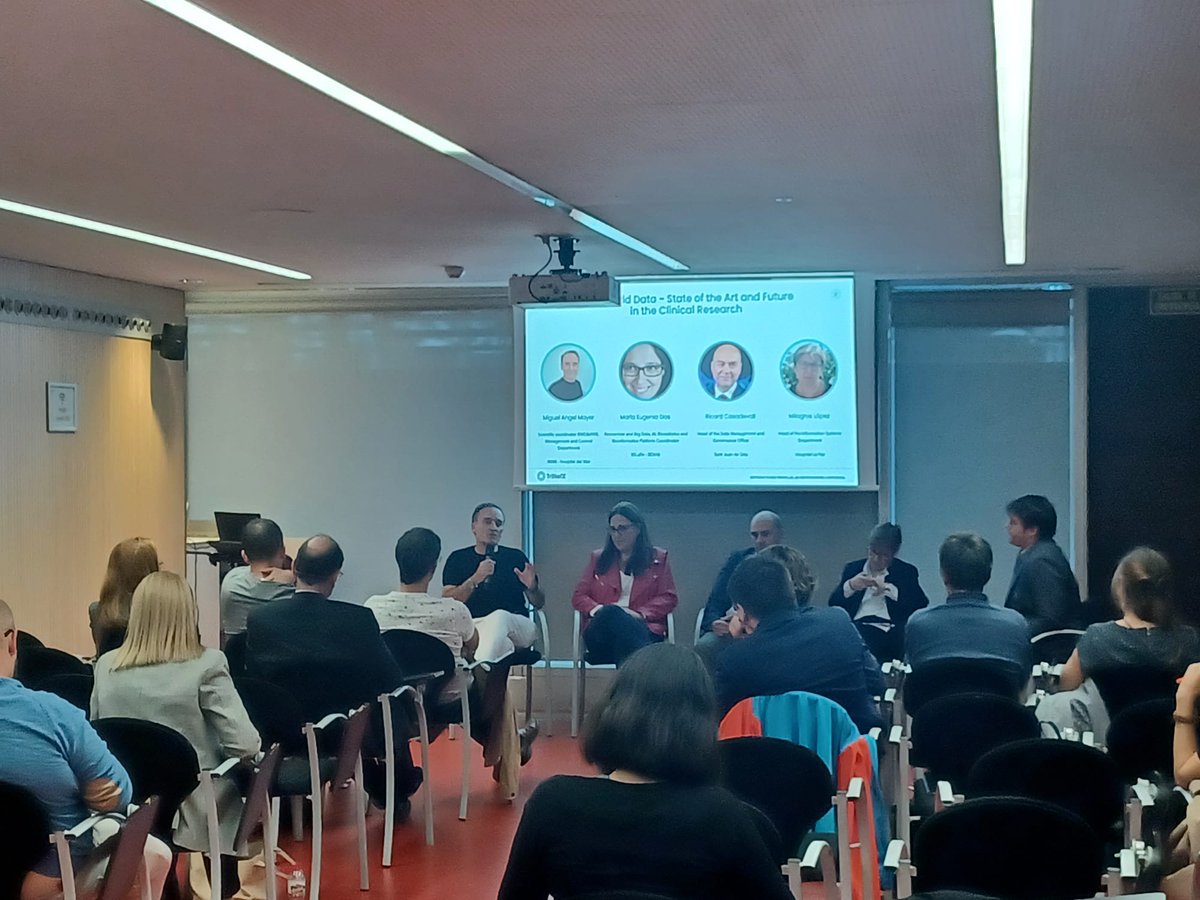 HMar Research Institute (@hmar_research) on Twitter photo Èxit de la jornada sobre el present i futur del #RealWorldData a la #recerca
Va servir per presentar el projecte de col·laboració pioner a Europa amb <a href="/I3ptT/">Institut d'Investigació i Innovació Parc Taulí</a> per per a realitzar estudis observacionals amb dades clíniques utilitzant la plataforma @TriNetX Èxit de la jornada sobre el present i futur del #RealWorldData a la #recerca
Va servir per presentar el projecte de col·laboració pioner a Europa amb <a href="/I3ptT/">Institut d'Investigació i Innovació Parc Taulí</a> per per a realitzar estudis observacionals amb dades clíniques utilitzant la plataforma @TriNetX