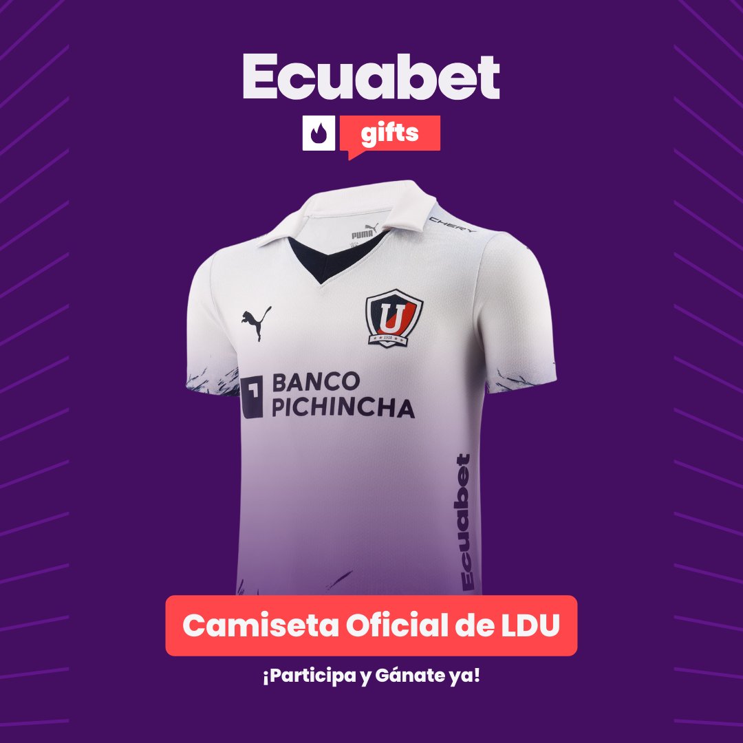 ¡HEY OFFSIDERS! Queremos que tengas camiseta nueva para alentar a <a href="/LDU_Oficial/">LDU Oficial</a>. Tenemos esta belleza gracias a <a href="/EcuabetOficial/">Ecuabet</a> y te la ponemos facilita:

1) Sigue a Ecuabet y a <a href="/MrOFFSIDER/">MrOFF</a>
2) Dale RT a este post
3) Pon tu pronóstico del partido con el HT #VamosLIGA  ⚪️🔴