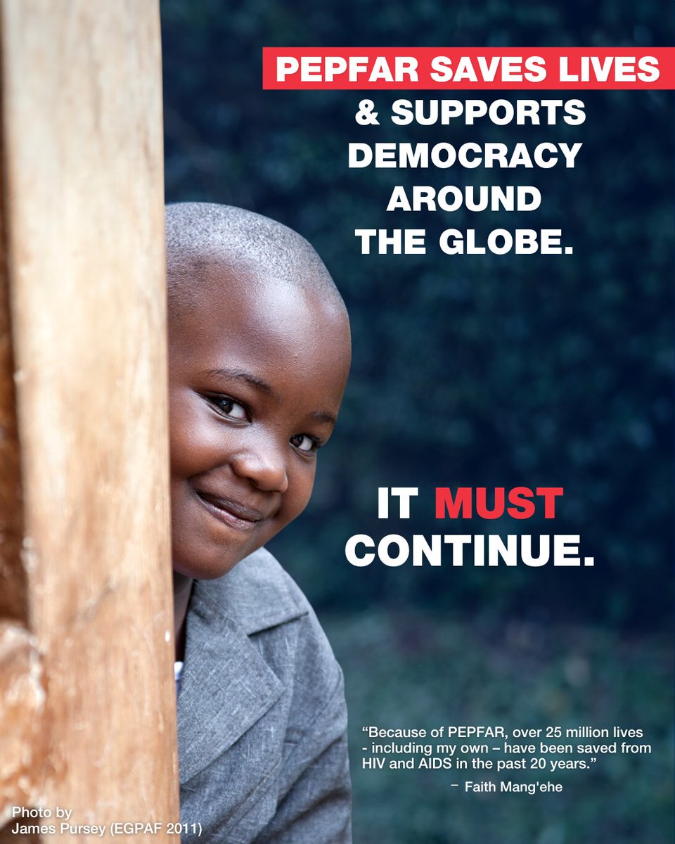 TheBushCenter's tweet photo. Today, 30+ organizations and individuals joined us in signing a joint letter to call on Congress to reauthorize the U.S. President's Emergency Plan for AIDS Relief (@PEPFAR ).

The program has saved 25 million lives and supports democracy around the world – it must continue.

🚨Check out the full letter:
https://t.co/VMB9BLihaX