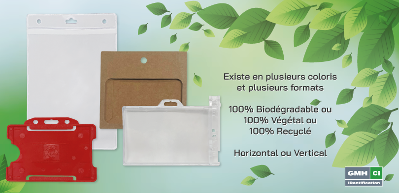 ♻️🌱 Découvrez encore plus de Porte-Badges Eco-Responsables !! 🌱♻️

Qu'ils soient Biodégradables, 100% Végétal, Recyclables ou encore en Carton, trouvez-les ici >>>>> 
gmhci.com/fr/6136-porte-…