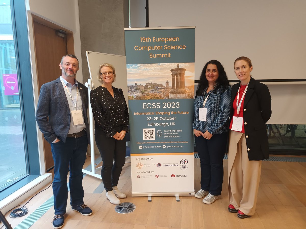 DympnaOSullivan's tweet image. A great @informatics_eu #ECSS2023 meeting colleagues and friends from our @ethics4eu and @Inclusion4EU projects @WeAreTUDublin @tudublincompsci