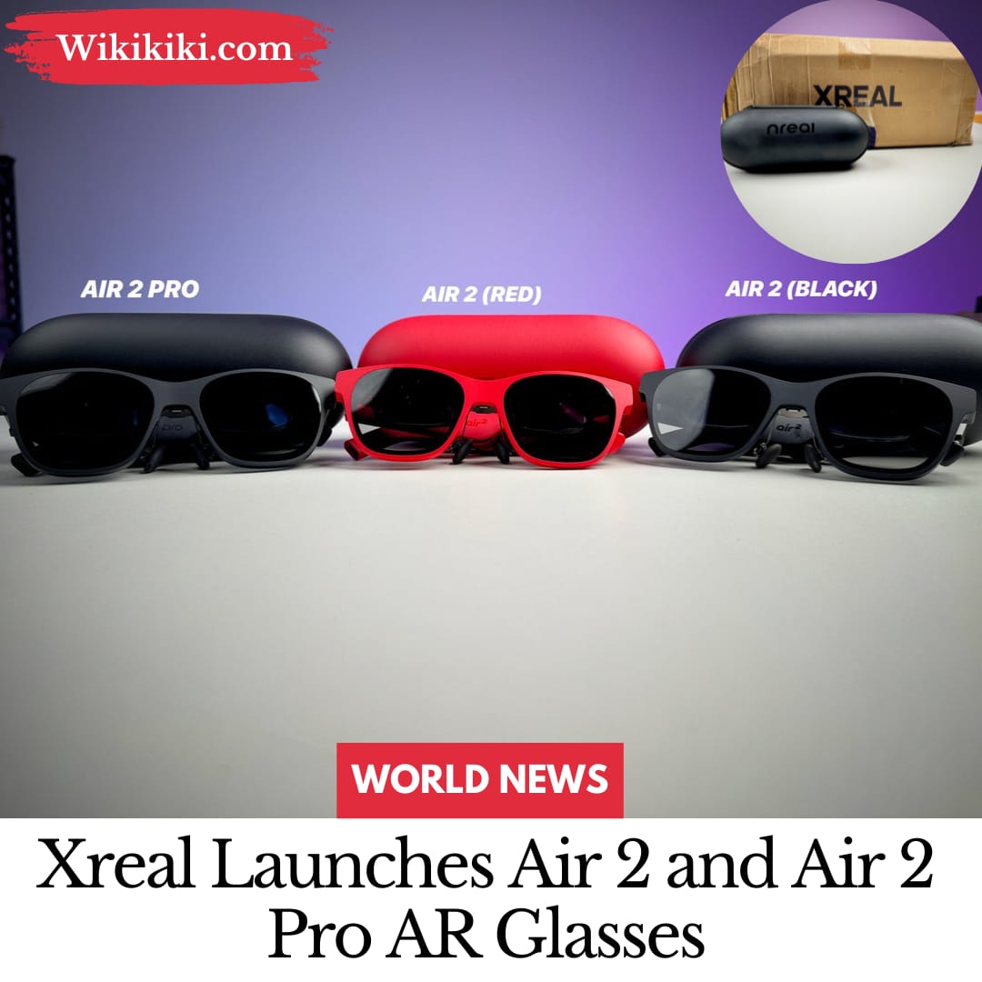 Xreal Launches Air 2 and Air 2 Pro AR Glasses...

wikikiki.com/xreal-launches…

#xreal #xrealair #xrealair2 #wiki #air2pro #arglasses #arglass #xreality #wikikiki #realm #augmentedreality #meta #metaar #metavr #googlear #applear