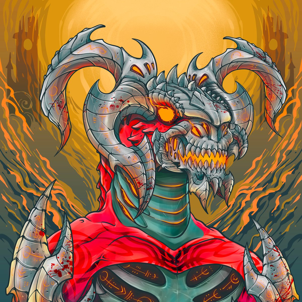 The Hyve, led by a wise and compassionate figure, seek peace and harmony amidst the chaos of Zenjin. 🐍☮️ #Hyve #Leadership #ZVAGMI