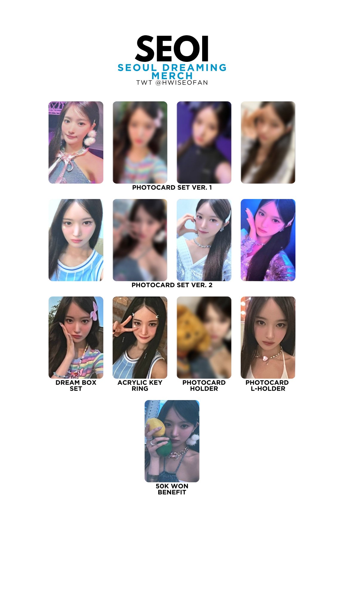 H1-KEY ハイキ ソイ Seoul Dreaming 直筆サイン ポラロイド