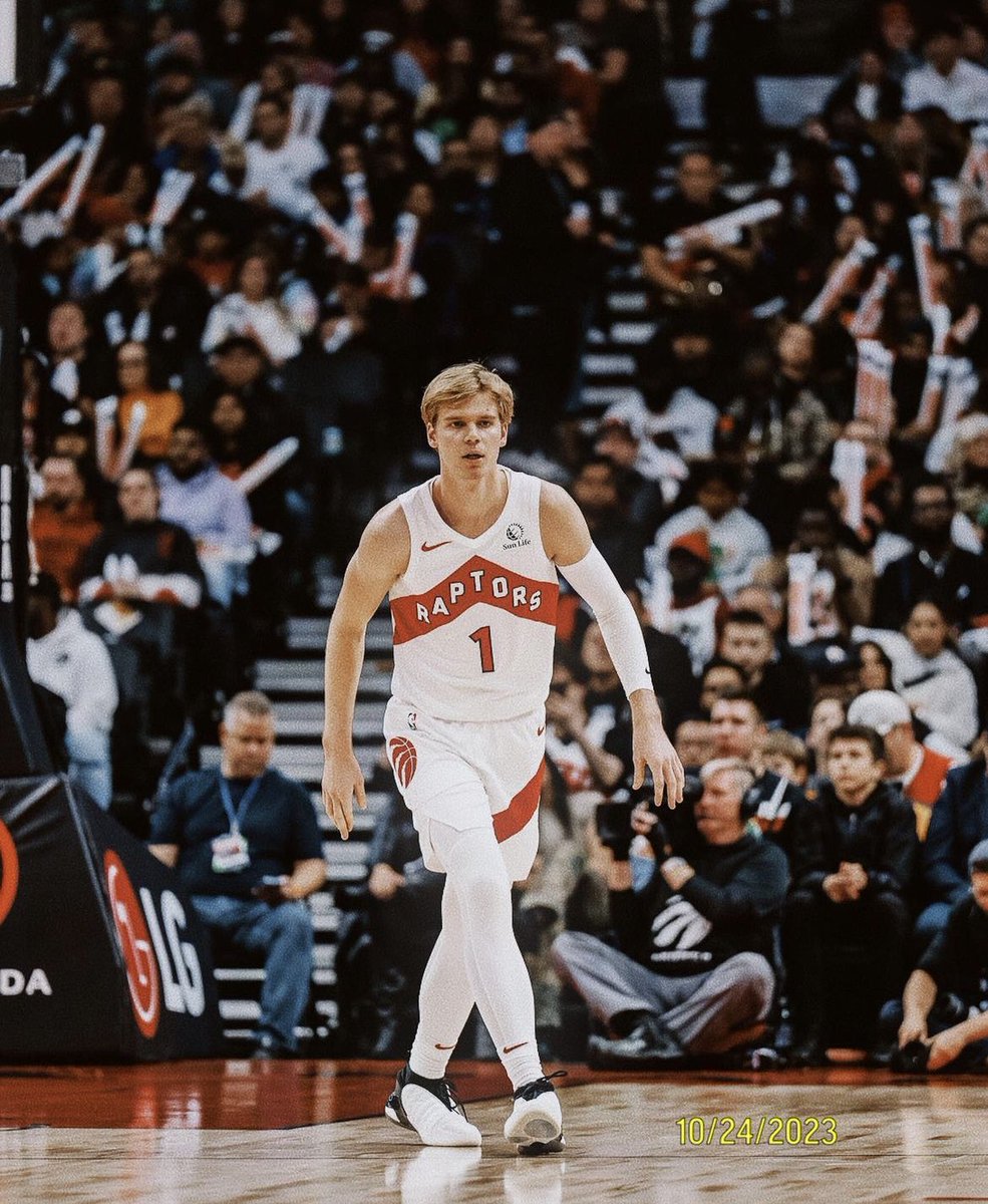Predict Gradey’s stat line for his NBA Debut tonight against the Timberwolves! 👀⚡️#GradeyDick #Raptors #NBA