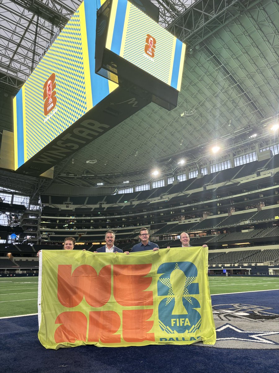 Dan Hunt (@danhuntfcd) on Twitter photo Itās always great to welcome the <a href="/FIFAWorldCup/">FIFA World Cup</a> team to the Metroplex.
Iām really proud of the bid that <a href="/FWC26Dallas/">FIFA World Cup 26 Dallasā¢</a> group has put together.
fcdallas.com/news/dan-hunt-⦠Itās always great to welcome the <a href="/FIFAWorldCup/">FIFA World Cup</a> team to the Metroplex.
Iām really proud of the bid that <a href="/FWC26Dallas/">FIFA World Cup 26 Dallasā¢</a> group has put together.
fcdallas.com/news/dan-hunt-ā¦
