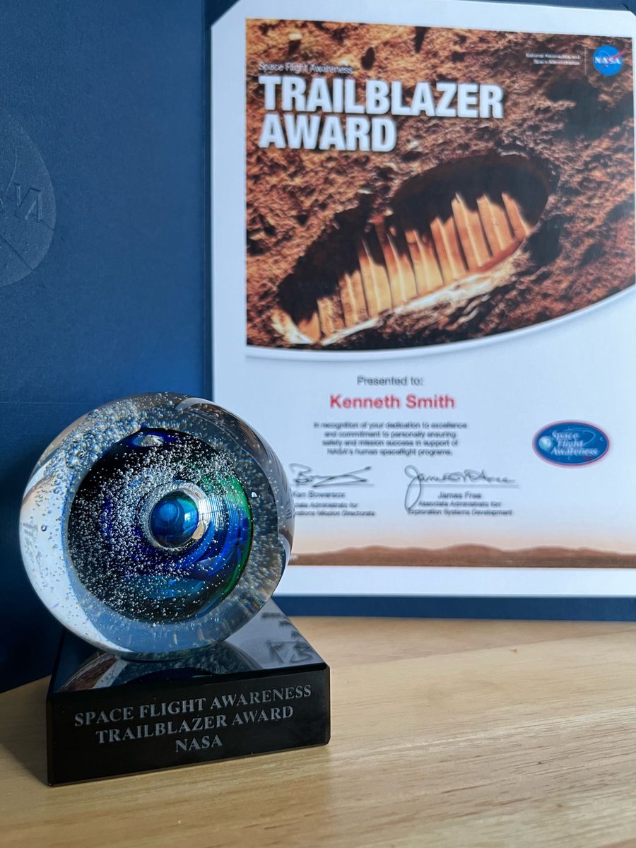 Congratulations to our ASDL PhD Student, Kenneth Smith. He received NASA's Space Flight Awareness Trailblazer Award for all his hard work in crewed spaceflight. He was also named SSPI's 20 under 35 for his cumulative body of work in space exploration.

<a href="/GTaerospace/">GTaerospace</a>