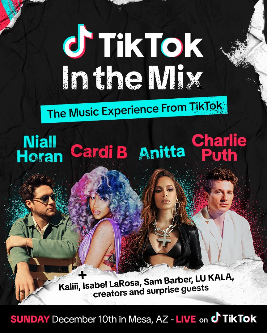 TikTok Live Event is on