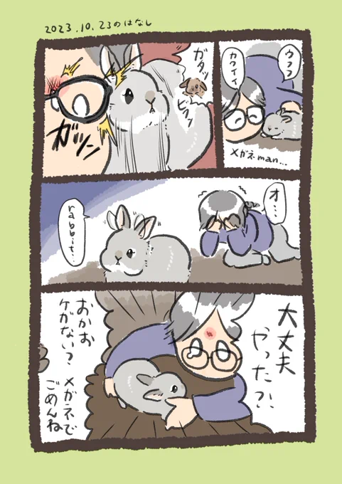 おけが無くてよかった☺️

#うさぎのいる生活 