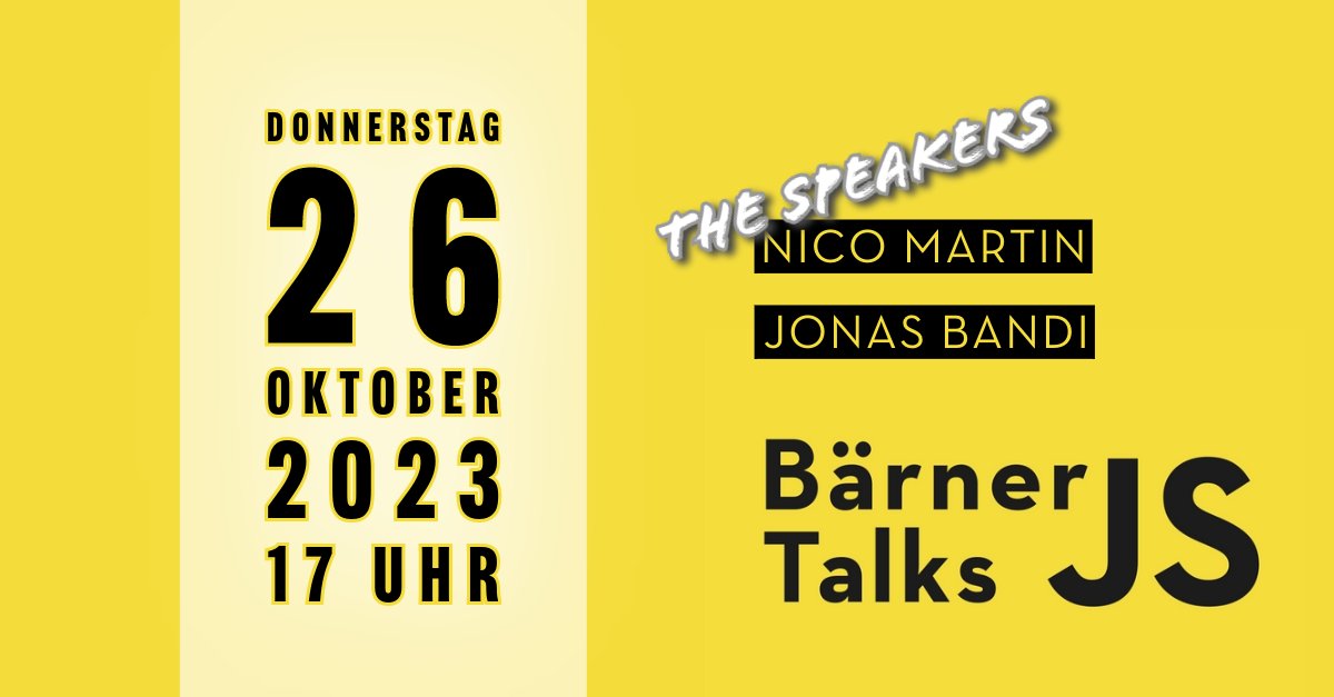 Bärner JS Talks tweet media