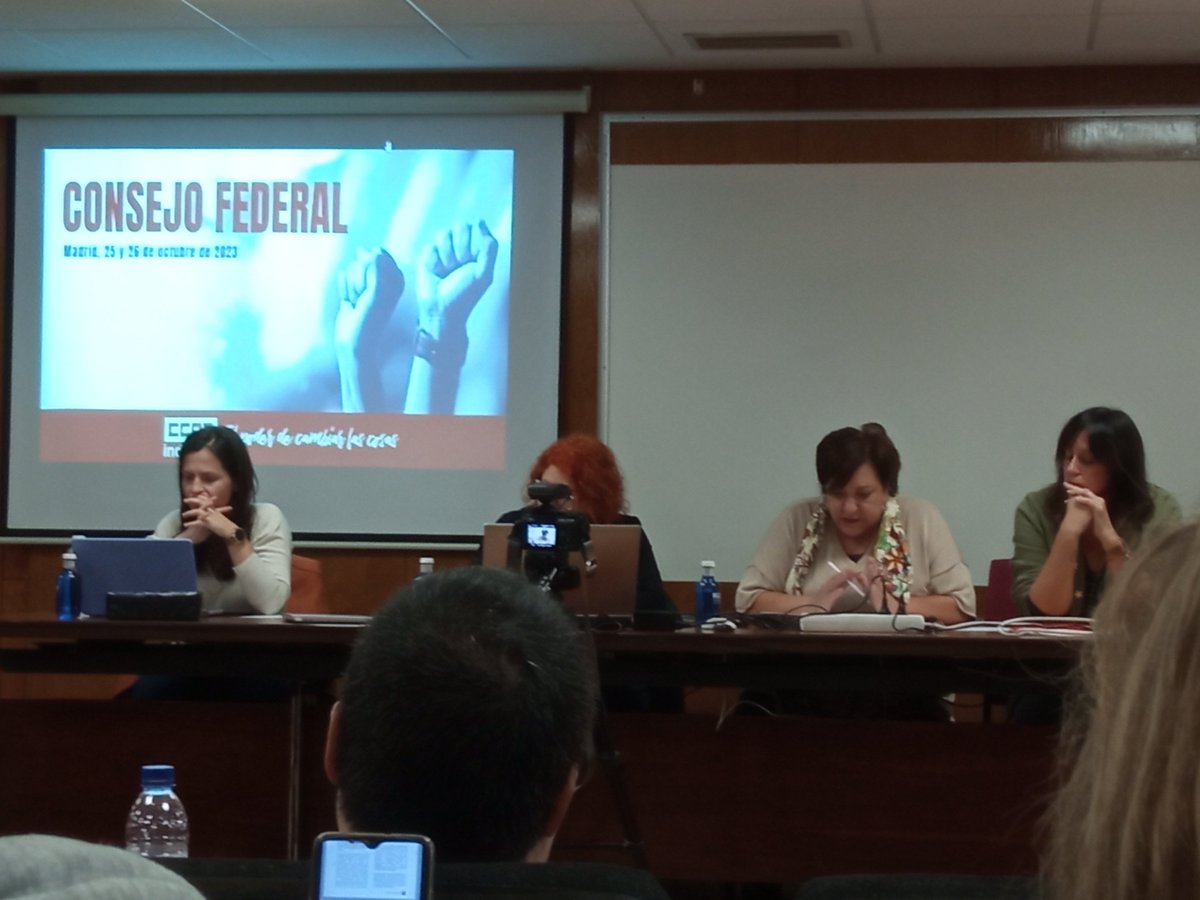 ccooand_FI's tweet photo. 📢CCOO Federación Industria de Andalucia.
En el Consejo Federal 25 y 26 Octubre del 2023. https://t.co/ZrTLYqUpPJ