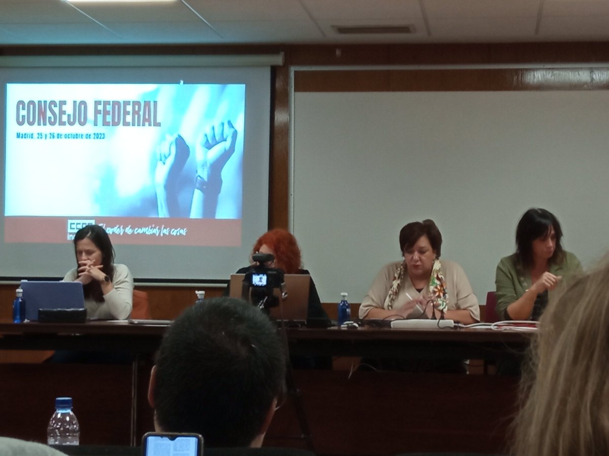 ccooand_FI's tweet photo. 📢CCOO Federación Industria de Andalucia.
En el Consejo Federal 25 y 26 Octubre del 2023. https://t.co/ZrTLYqUpPJ