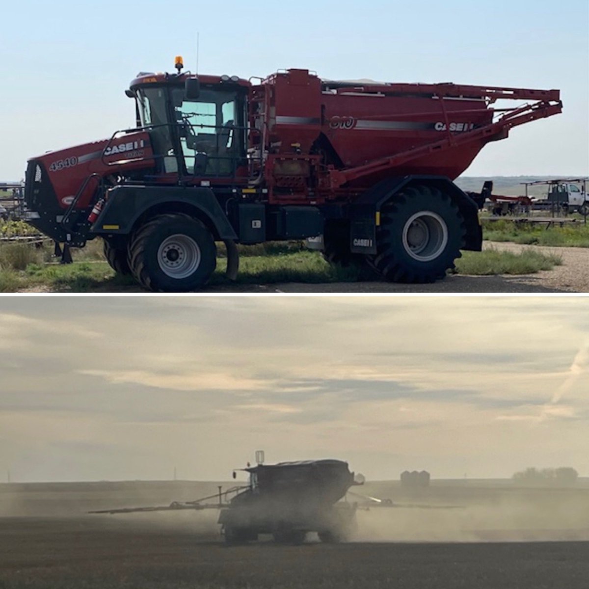 Colin Campbell from Central Butte,SK had Fortress custom applied by <a href="/InnovaAg/">Innova Ag Solutions</a> last week before the snow. Thanks for the photos. You are now entered in ‘The Time to Go’ contest with <a href="/gowancanada/">Gowan Canada</a> #gowanmicroactiv